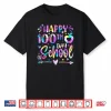 Happy 100th Day of School Tie Dye Rainbow 100 Days Smarter Shirt