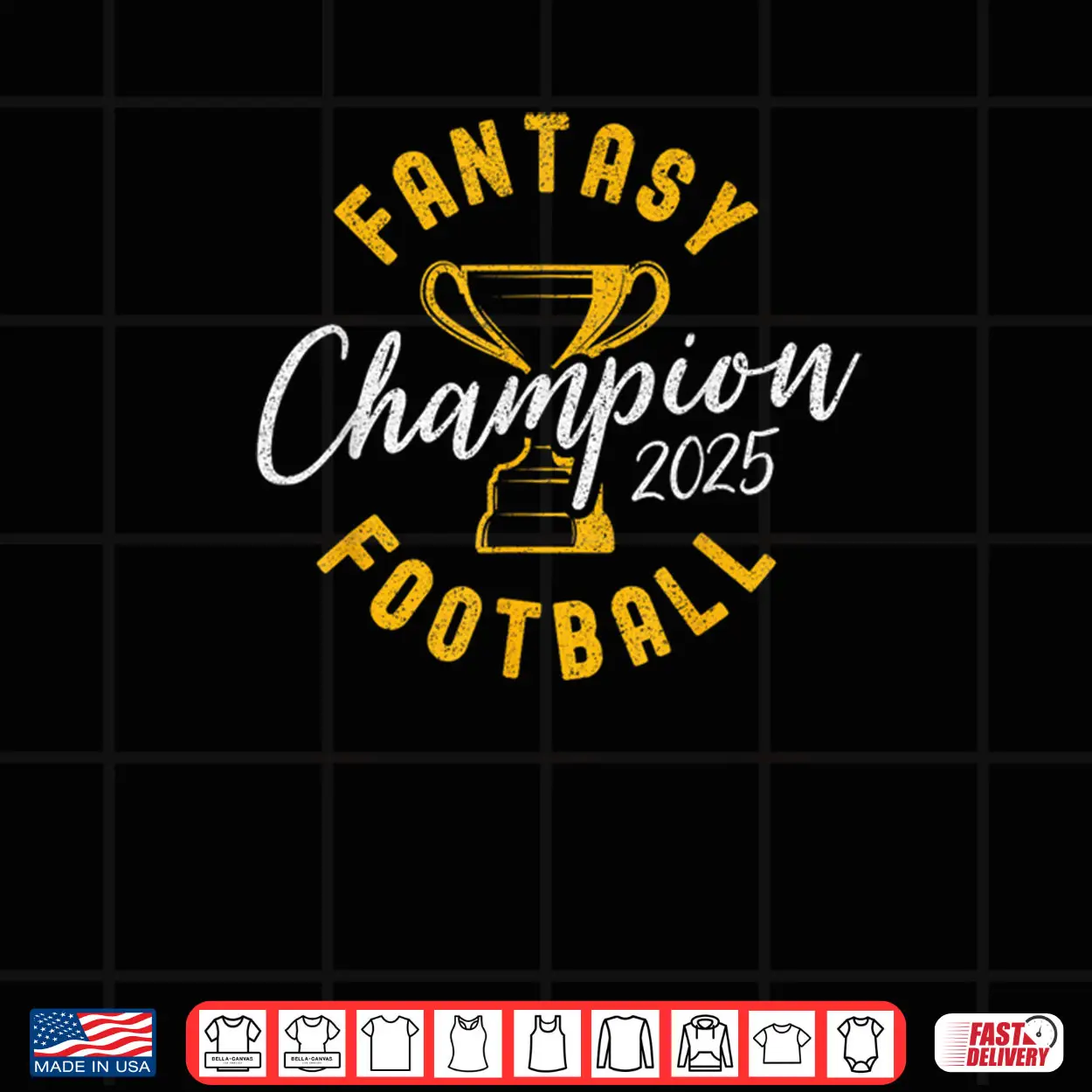 Varsity Trophy 2025 Winner Fantasy Football Champion Shirt Varsity Trophy 2025 Winner Fantasy Football Champion Shirt