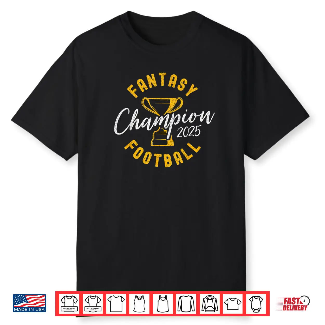 Varsity Trophy 2025 Winner Fantasy Football Champion Shirt Varsity Trophy 2025 Winner Fantasy Football Champion Shirt