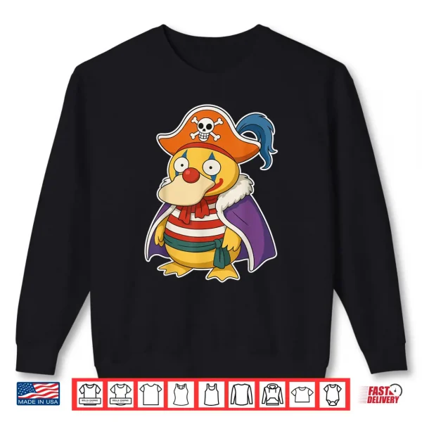 Pirate Clown Duck Anime Shirt 1 Sweatshirt Pirate Clown Duck Anime Shirt
