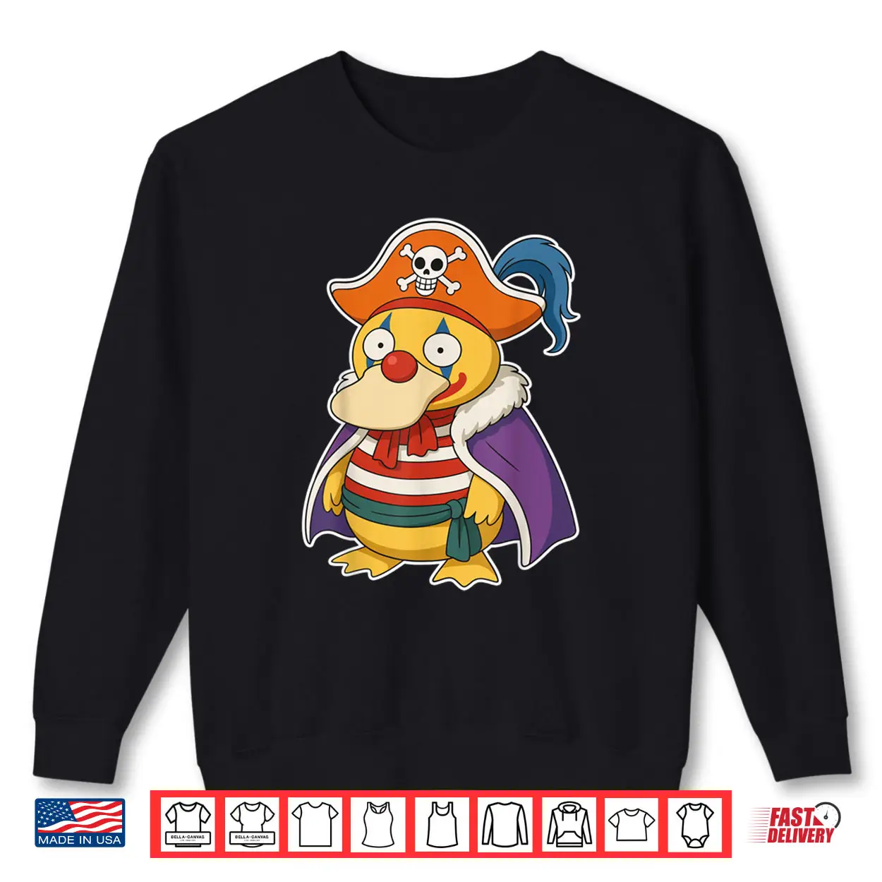 Pirate Clown Duck Anime Shirt Pirate Clown Duck Anime Shirt
