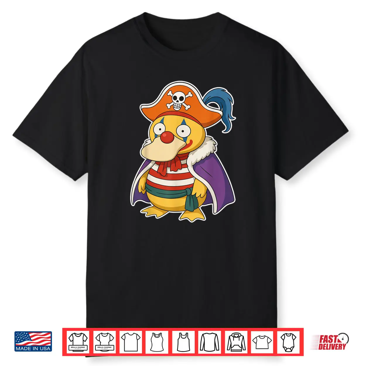 Pirate Clown Duck Anime Shirt Pirate Clown Duck Anime Shirt