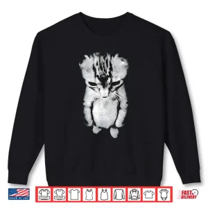 Sweatshirt El Gato Munchkin Kitten Art Shirt