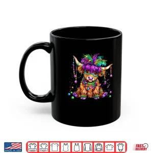 Mug Mardi Gras Highland Cow Moody Gras Funny Pun Fat Tuesday Shirt