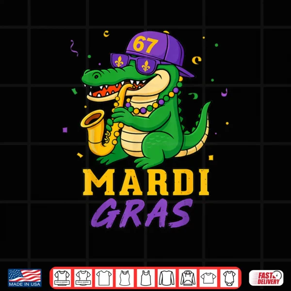 Mardi Gras Alligator New Orleans Shirt 4 Design Mardi Gras Alligator New Orleans Shirt