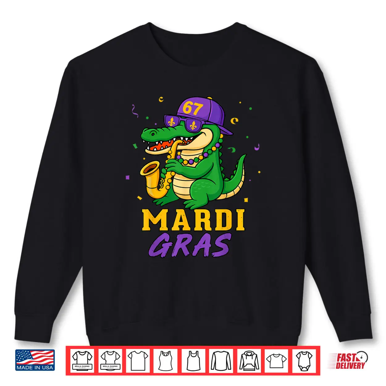 Mardi Gras Alligator New Orleans Shirt Mardi Gras Alligator New Orleans Shirt