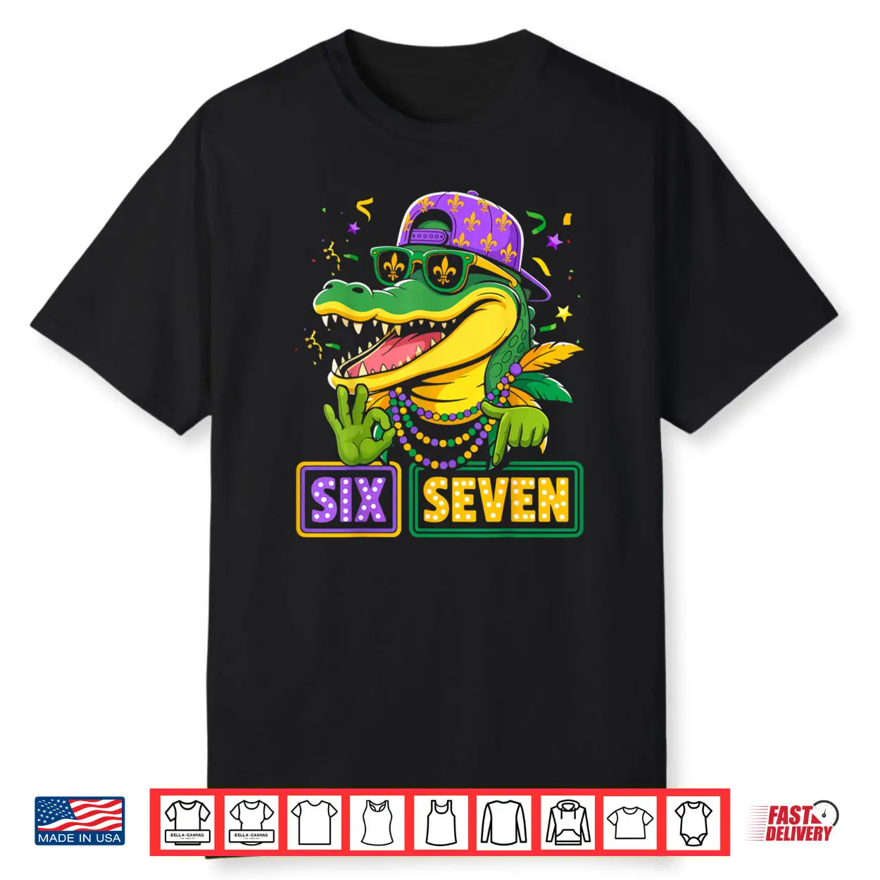 Mardi Gras 67 Alligator Mardigator Six Seven Funny Bruh 6 7 Shirt Mardi Gras 67 Alligator Mardigator Six Seven Funny Bruh 6 7 Shirt