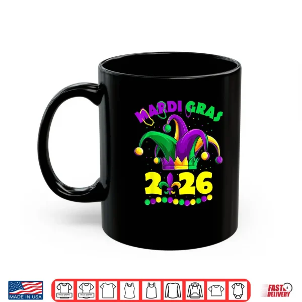 Mug Mardi Gras 2026 Jester Outfit Shirt 1
