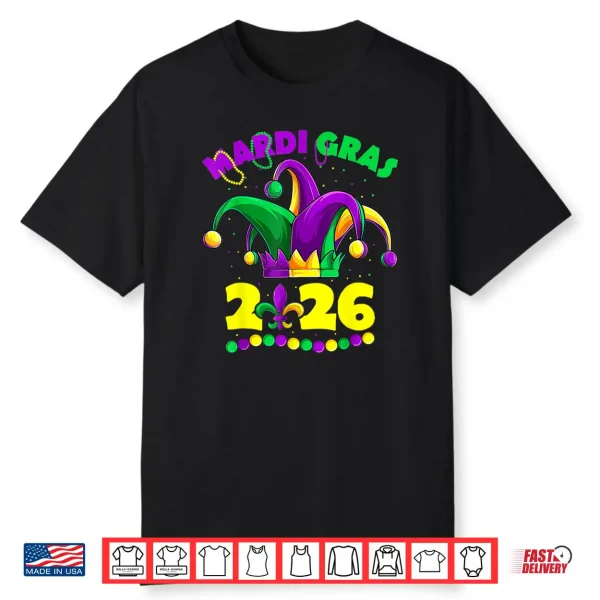 Mardi Gras 2026 Jester Outfit Shirt