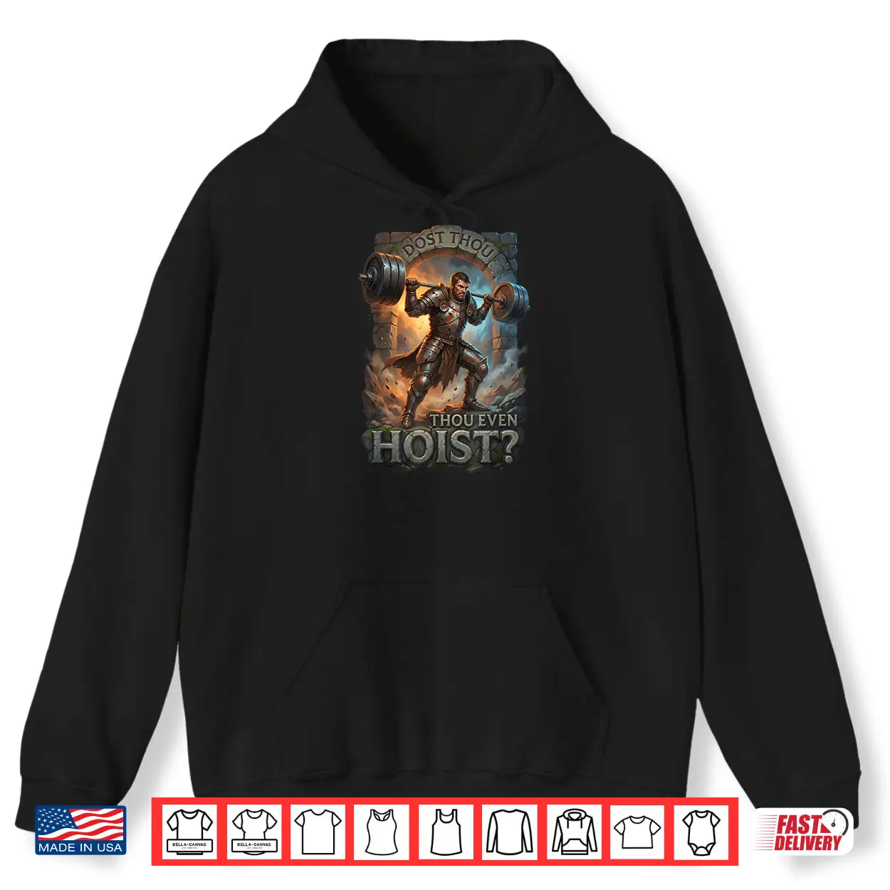 Dost Thou Even Hoist Knight Powerlifting Funny Gym Fitness Shirt Dost Thou Even Hoist Knight Powerlifting Funny Gym Fitness Shirt