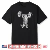 Cat Gym Funny Deadlift Cat Meme Shirt