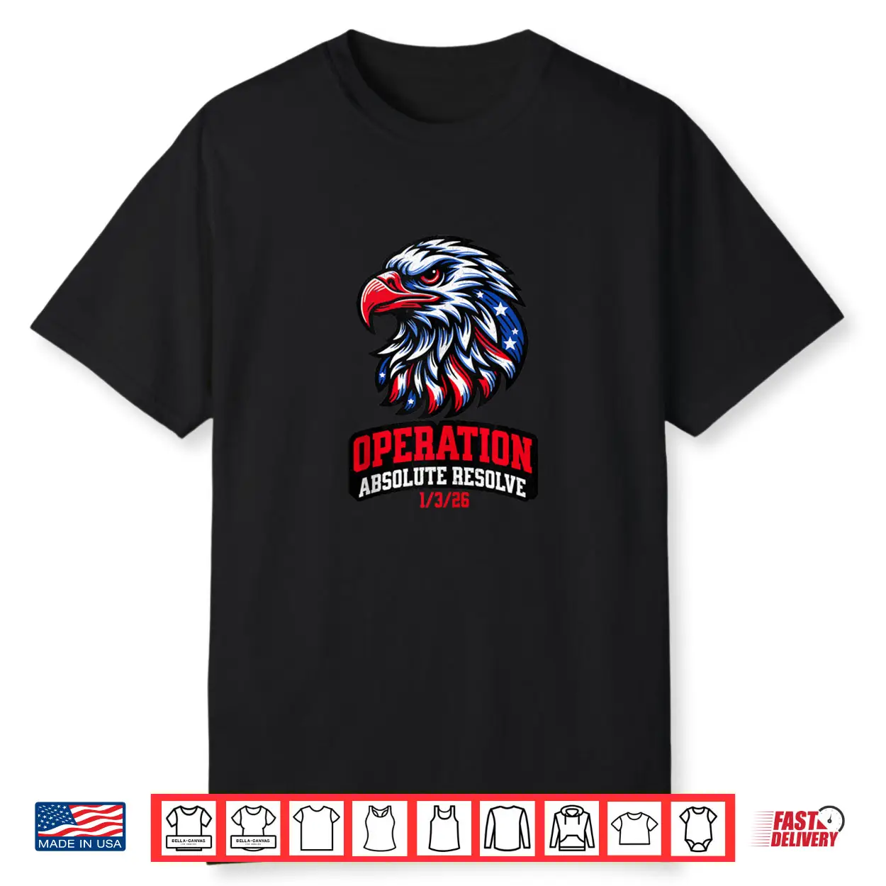 Operation Absolute Resolve Bravery Shirt Operation Absolute Resolve Bravery Shirt