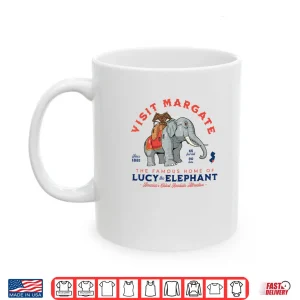 Mug Lucy The Elephant Visit Margate NJ Landmark Retro Shirt