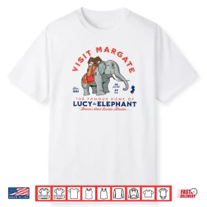 Lucy The Elephant Visit Margate NJ Landmark Retro Shirt