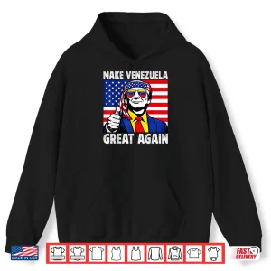 Hoodie American Venezuela Support Freedom Equality Venezuelan Free Shirt