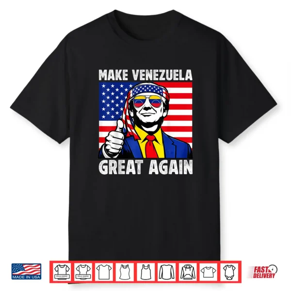 American Venezuela Support Freedom Equality Venezuelan Free Shirt