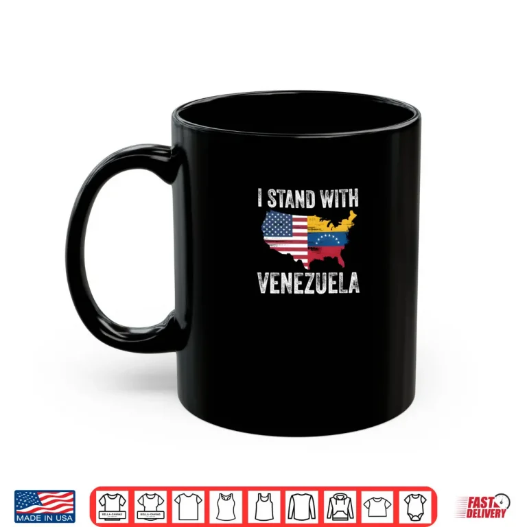 I Stand with Venezuela Vintage Flag Support Shirt 3 Mug I Stand with Venezuela Vintage Flag Support Shirt