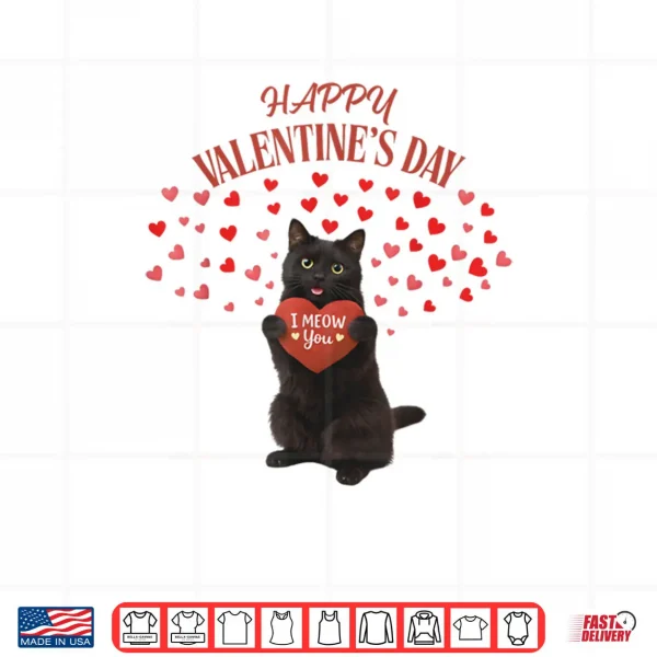Design Happy Valentines Day Cat Shirt