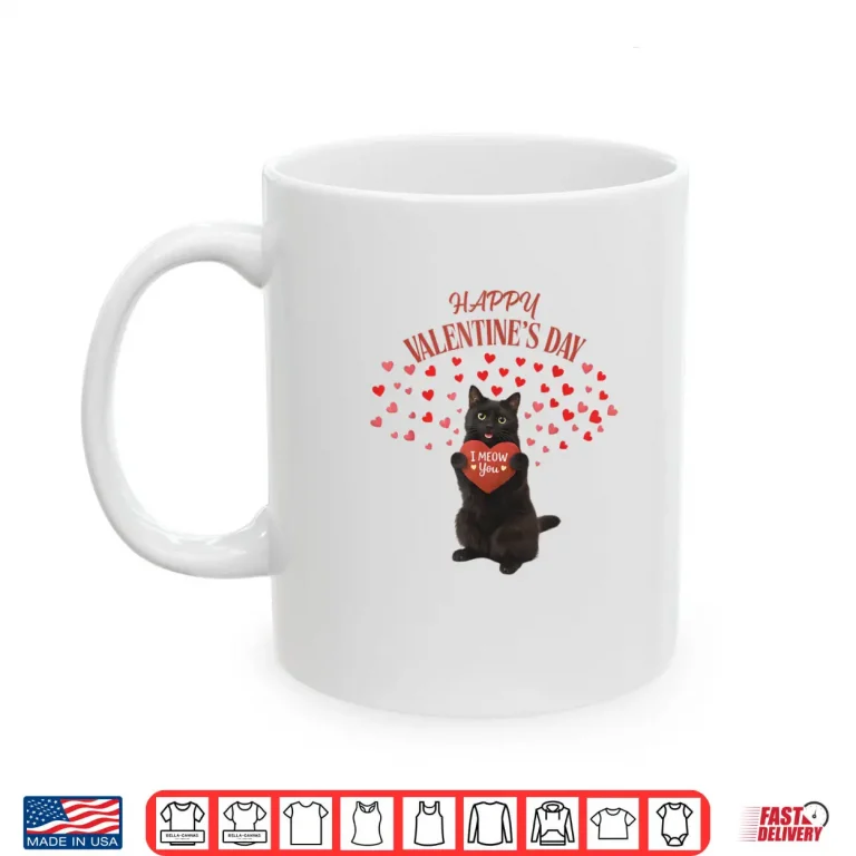Mug Happy Valentines Day Cat Shirt