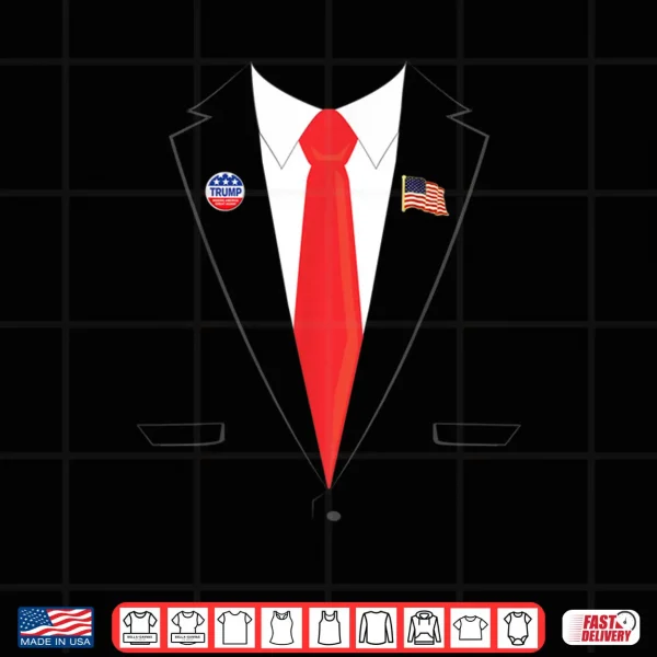 Tuxedo Suit Presidents day shirt Trump Pin Costume Shirt 4 Design Tuxedo Suit Presidents day shirt Trump Pin Costume Shirt