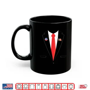 Mug Tuxedo Suit Presidents day shirt Trump Pin Costume Shirt