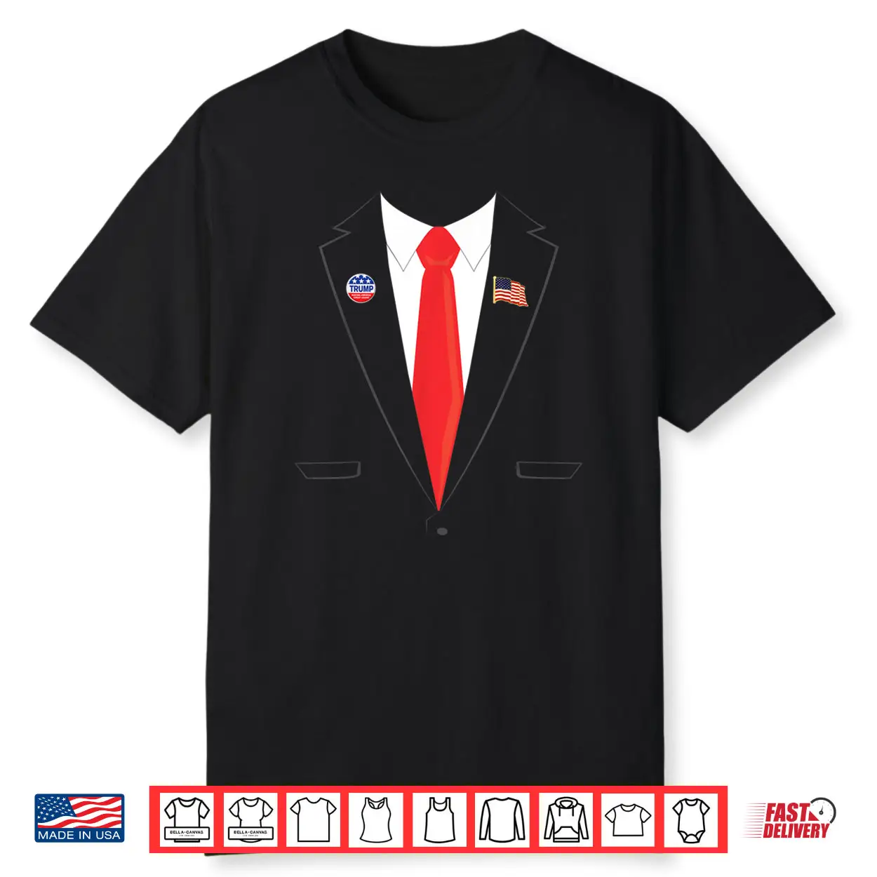 Tuxedo Suit Presidents day shirt Trump Pin Costume Shirt Tuxedo Suit Presidents day shirt Trump Pin Costume Shirt