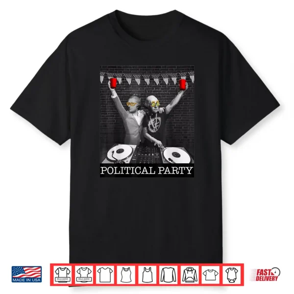 Political Party Presidents Washington & Hamilton Drinking Shirt