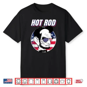 Hot Rod Abraham Lincoln Presidents Day Funny Muscle Car Shirt