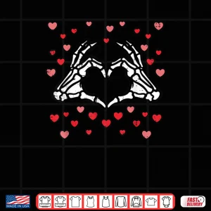 Valentines Day Skeleton Hand Heart Shirt 4 Design Valentines Day Skeleton Hand Heart Shirt