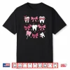 Teeth Coquette Bow Dental Valentines Day Shirt