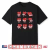 Teacher Valentines Day Reading Book Lover Bookworm Library Shirt