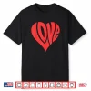 Love Heart Valentines Day Retro Vintage Shirt