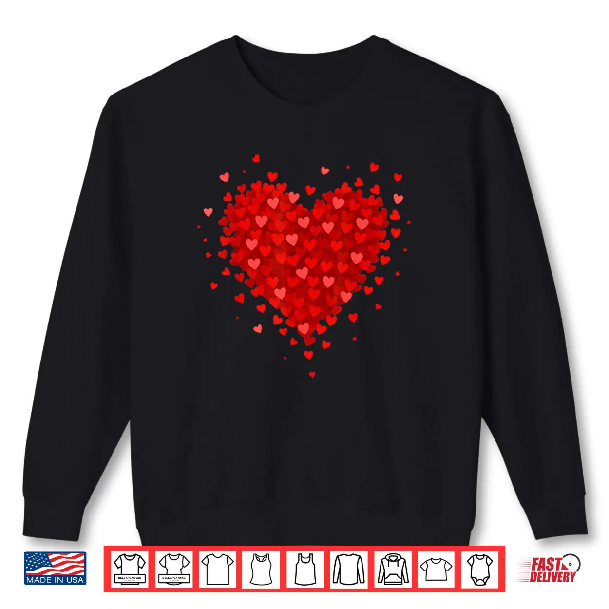 Heart Made of Hearts Valentines Day Shirt Heart Made of Hearts Valentines Day Shirt