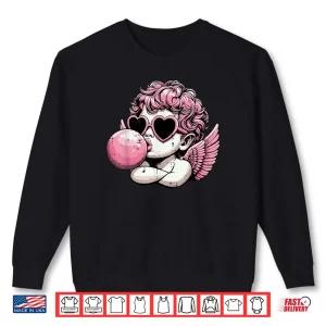 Sweatshirt Cupid Bubblegum Retro Cherub Valentines Day Shirt