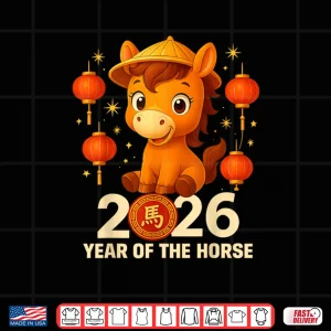 Year of The Horse 2026 Lunar New Year Chinese New Year 2026 Shirt 4 Design Year of The Horse 2026 Lunar New Year Chinese New Year 2026 Shirt
