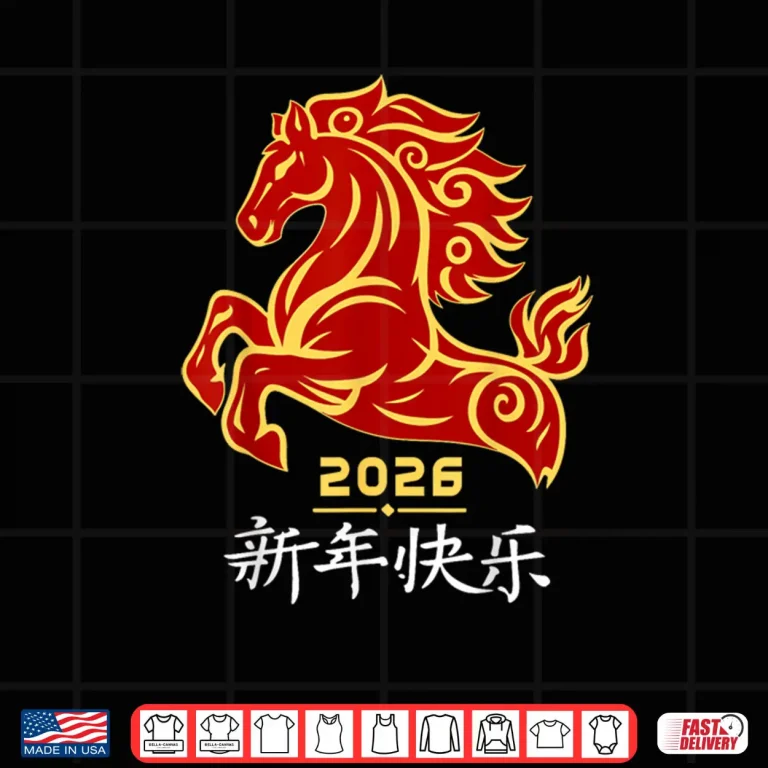 Design Year of The Horse 2026 Chinese New Year Lunar New Year 2026 Shirt
