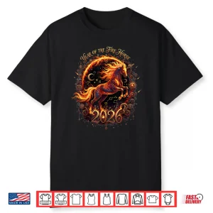 Year of The Fire Horse 2026 Lunar Chinese New Year Zodiac Shirt