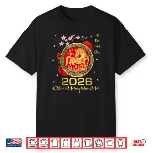 TET 2026 Year of The Horse Vietnamese Lunar New Year 2026 Shirt