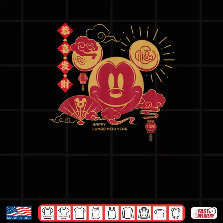 Design Mouse Chinese Happy Lunar New Year 2026 Shirt