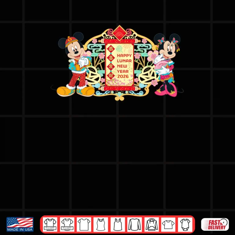 Mickey & Minnie Chinese Happy Lunar New Year 2026 Shirt 4 Design Mickey Minnie Chinese Happy Lunar New Year 2026 Shirt