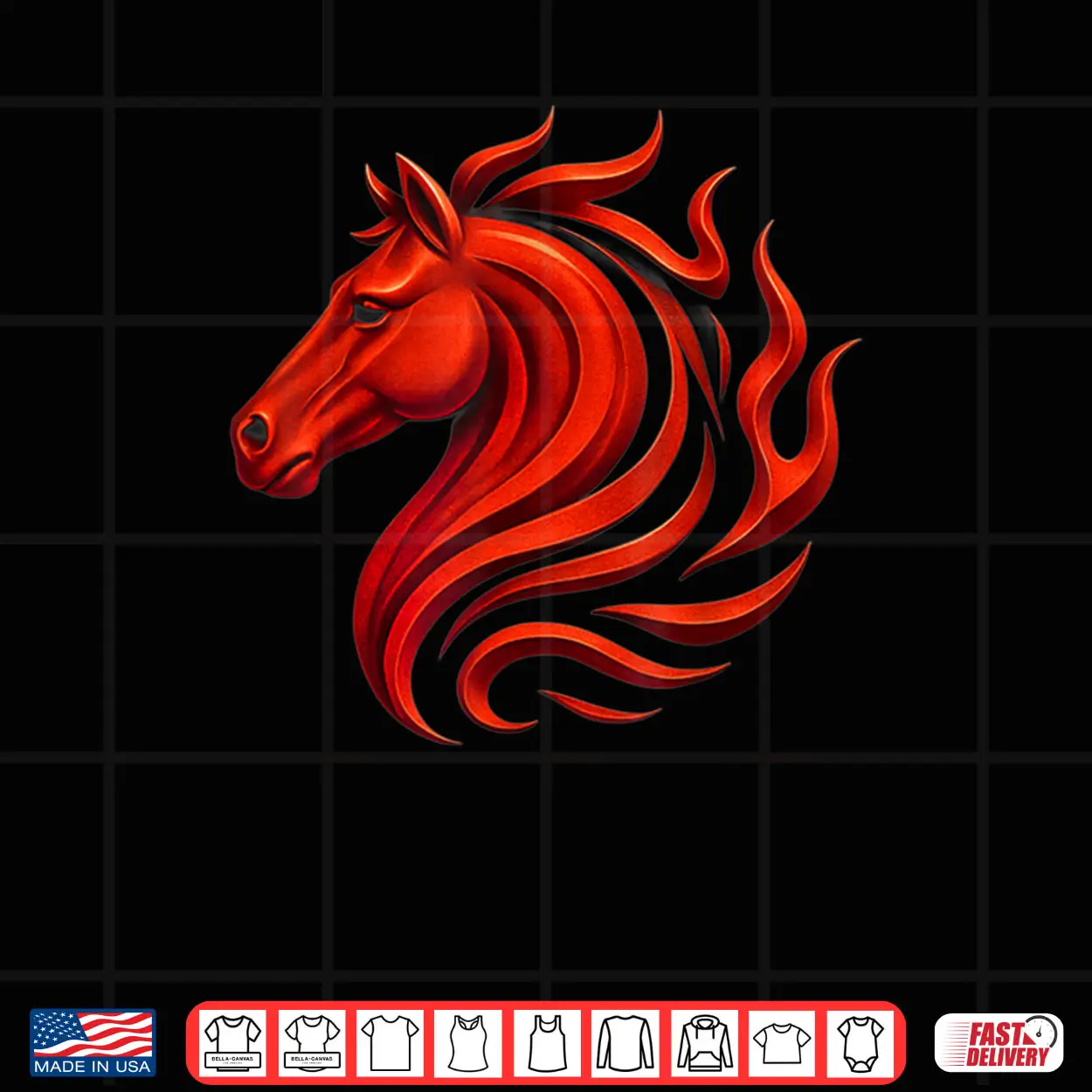 Fire Horse Chinese Zodiac Symbol 2026 Lunar New Year Shirt Fire Horse Chinese Zodiac Symbol 2026 Lunar New Year Shirt