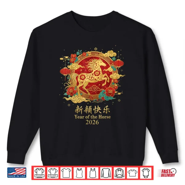 Sweatshirt Chinese New Year 2026 Year of The Horse Shirt