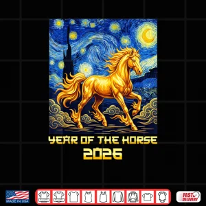 Design Chinese New Year 2026 Year of The Horse Lunar New Year 2026 Shirt