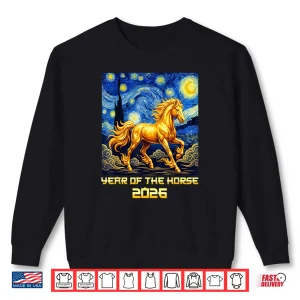 Sweatshirt Chinese New Year 2026 Year of The Horse Lunar New Year 2026 Shirt