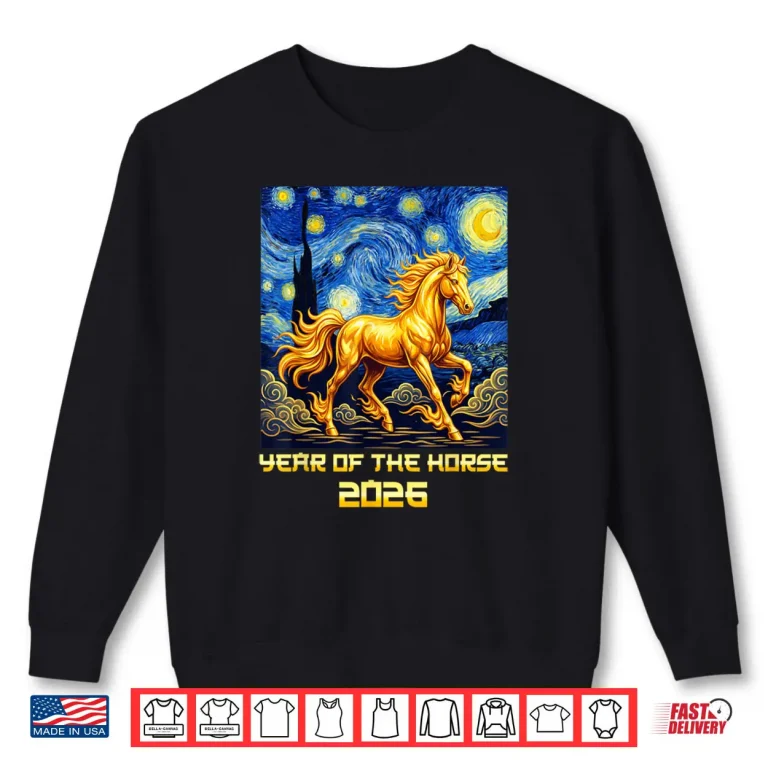 Chinese New Year 2026 Year of The Horse Lunar New Year 2026 Shirt 1 Sweatshirt Chinese New Year 2026 Year of The Horse Lunar New Year 2026 Shirt