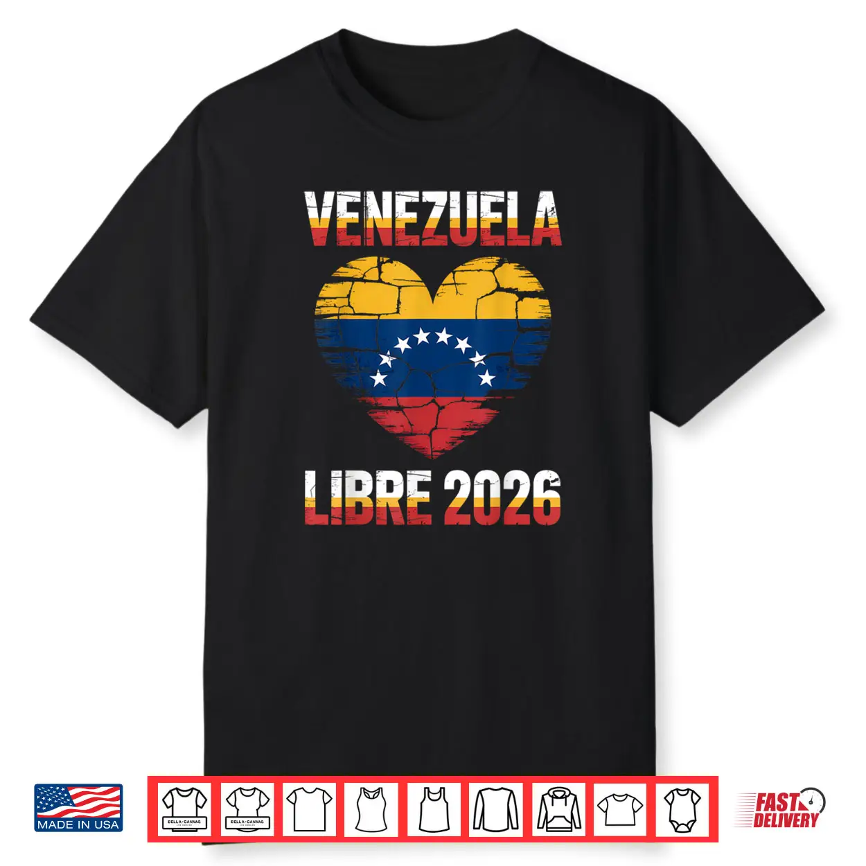 Venezuela Libre 2026 Free Venezuela Heart Flag Shirt Venezuela Libre 2026 Free Venezuela Heart Flag Shirt