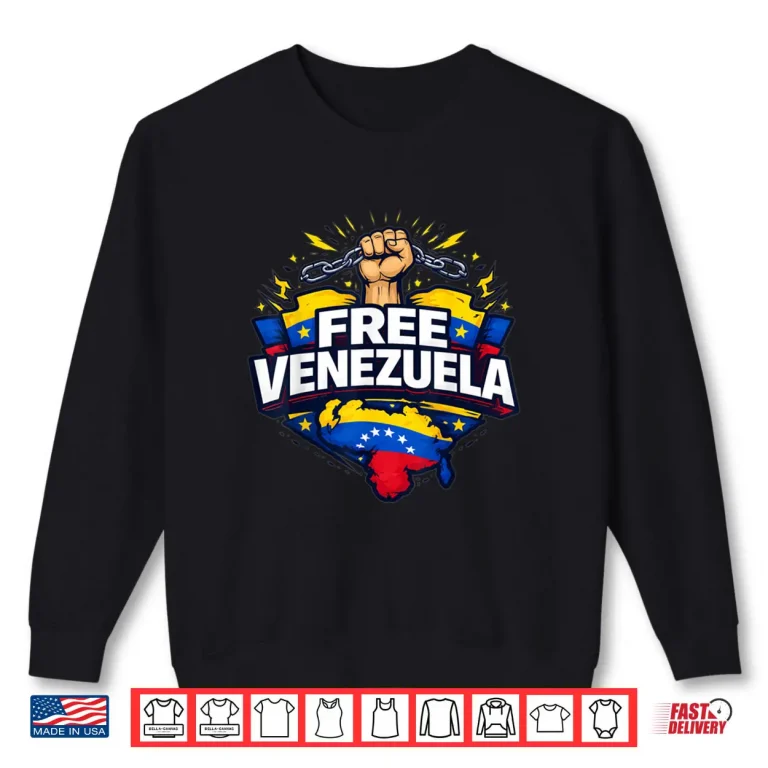 Sweatshirt Free Venezuela Art Shirt
