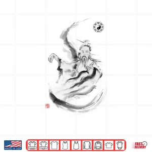 Design Tai Chi Master and Taoist Bagua Trigrams Symbol Martial Arts Shirt