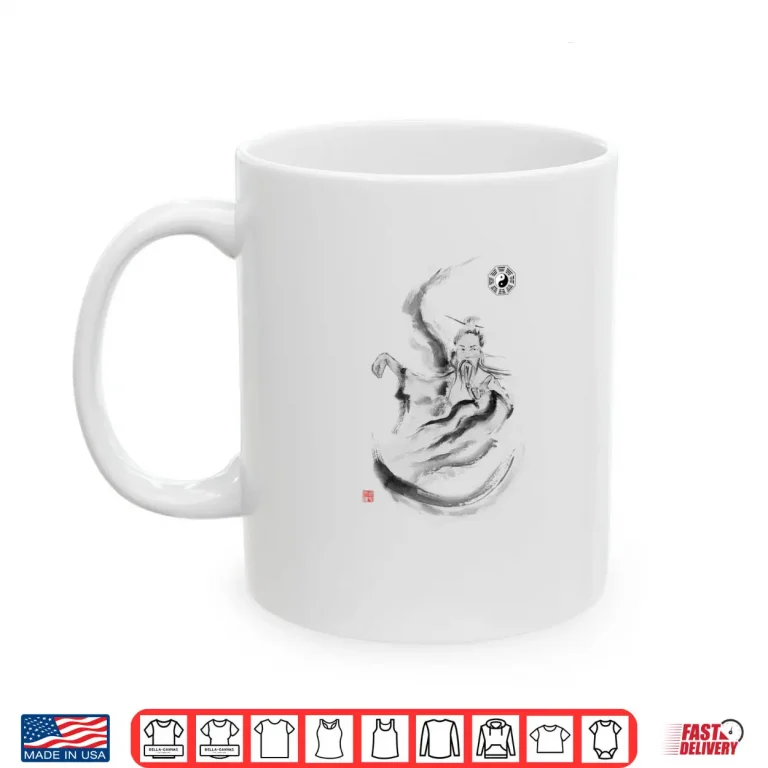 Mug Tai Chi Master and Taoist Bagua Trigrams Symbol Martial Arts Shirt