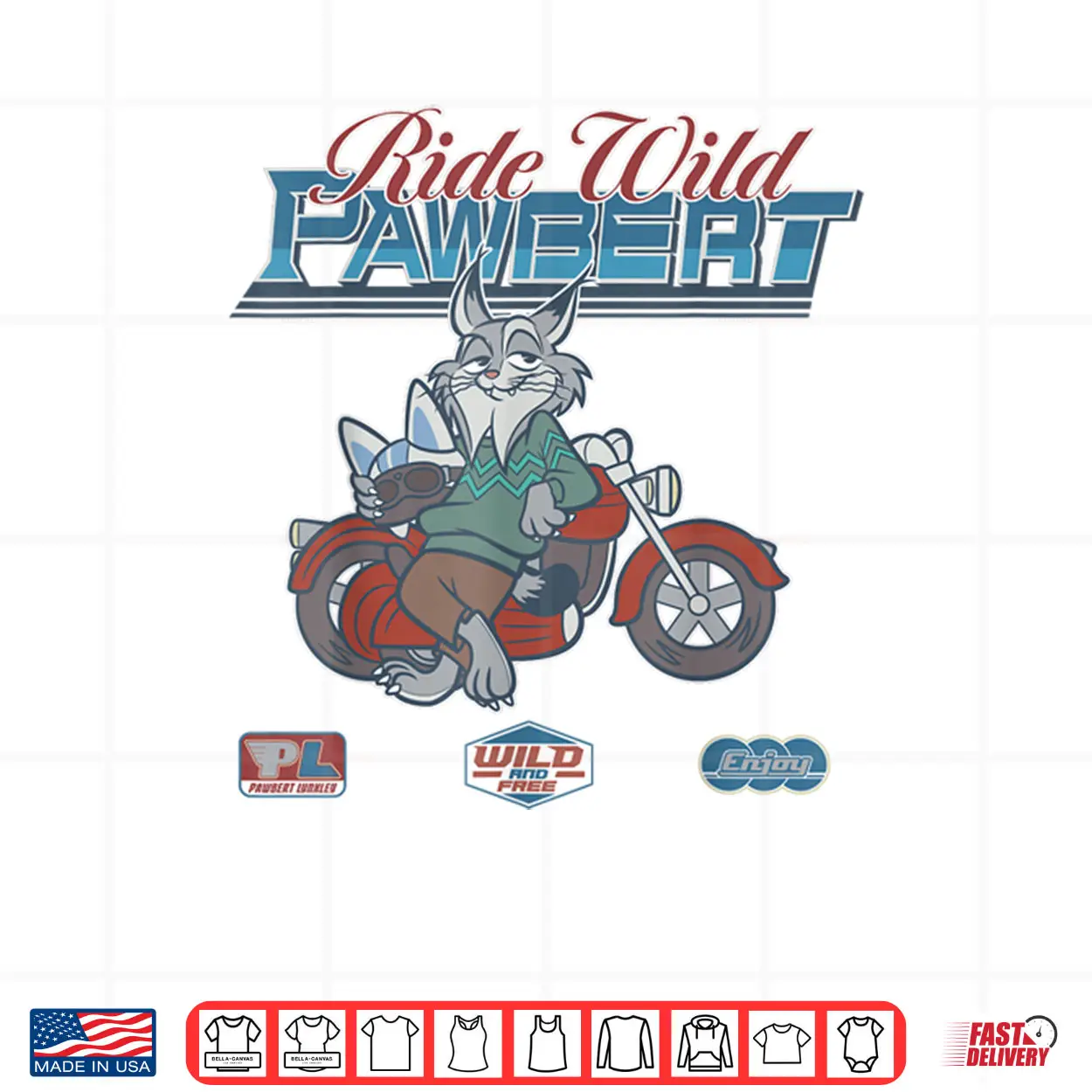 Ride Wild Pawbert Lynxley Wild and Free Shirt Ride Wild Pawbert Lynxley Wild and Free Shirt